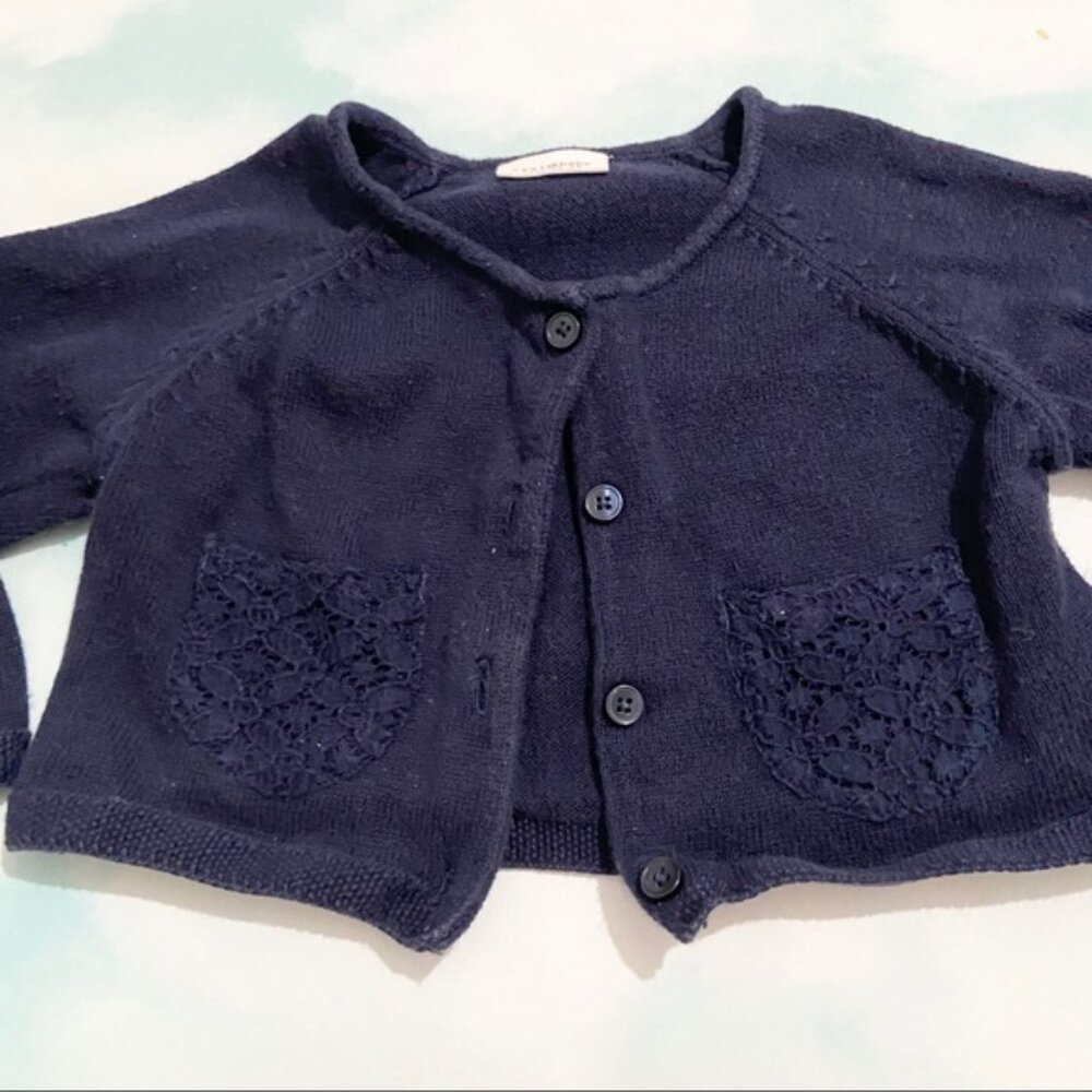 Next Navy Blue Cardigan - Picture 2 of 4